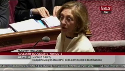 SEANCE,Projet de loi de finances rectificative pour 2012