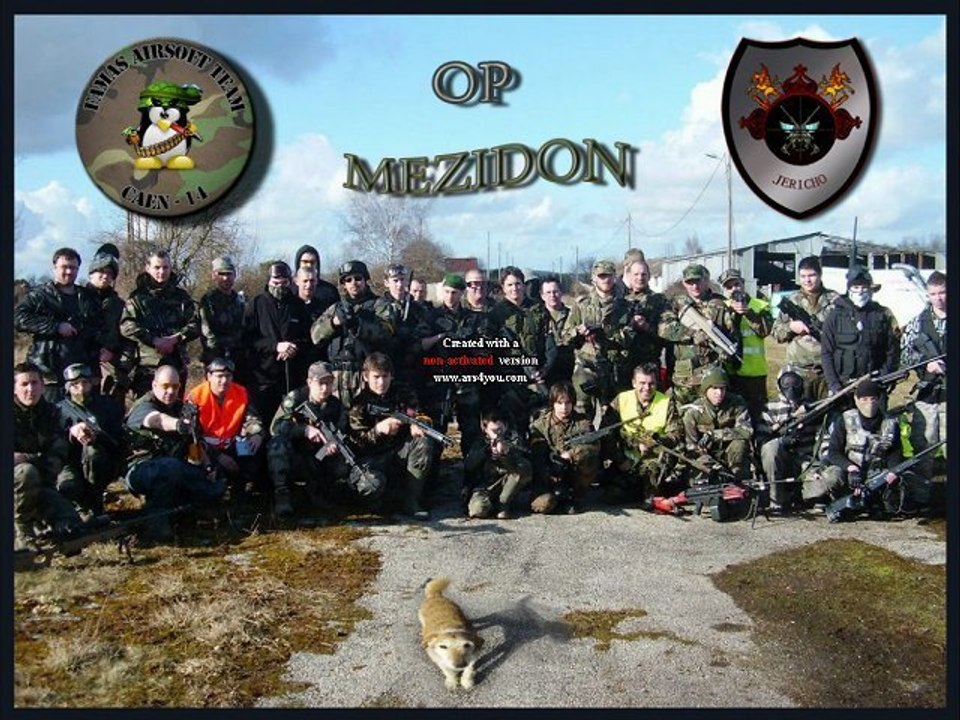 rencontre air soft op MEZIDON team jéricho VS club famas ,normandie