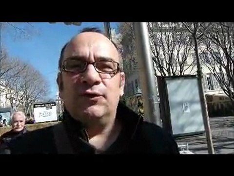 Front de Gauche Marseille Centre-ville Interview de GILLES ASPINAS