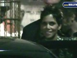 Halle Berry and Oliver Martinez Emerge From Egyptian Theatre