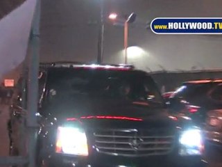 Garrett Hedlund Waves at Jimmy Kimmel Live