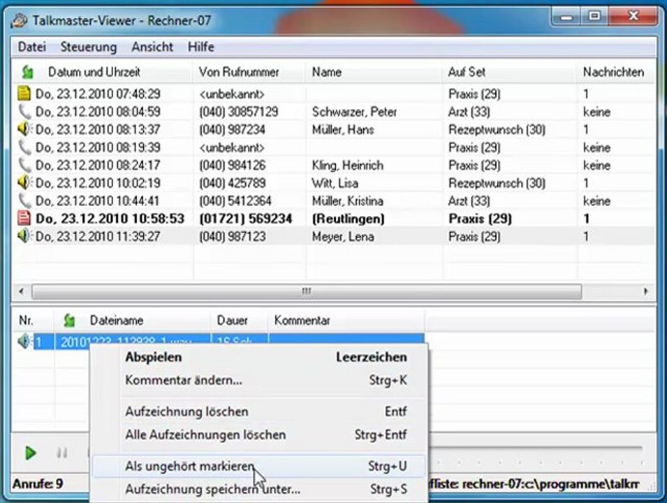 Talkmaster-Viewer Einstieg