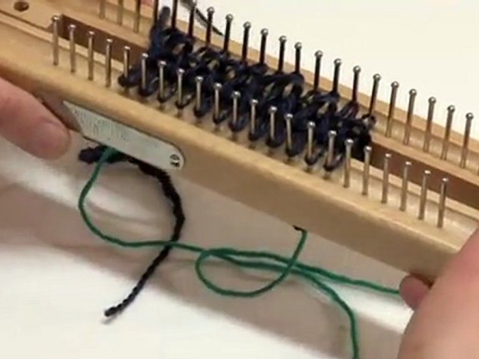How To Use A Knitting Board video Dailymotion