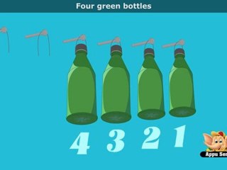 Ten Green Bottles - Nursery Rhyme with Lyrics (HD)