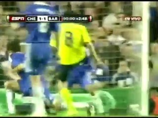 Iniesta Goal vs Chelsea Champions League! (2009)