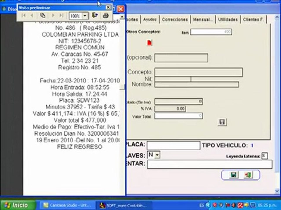 SOFTWARE CONTABLE COLOMBIANO INTERPACIOLO GRATIS PARQUEADEROS