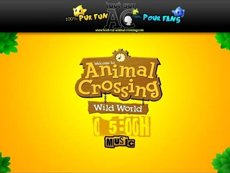 Animal crossing wild world OST // 5 AM