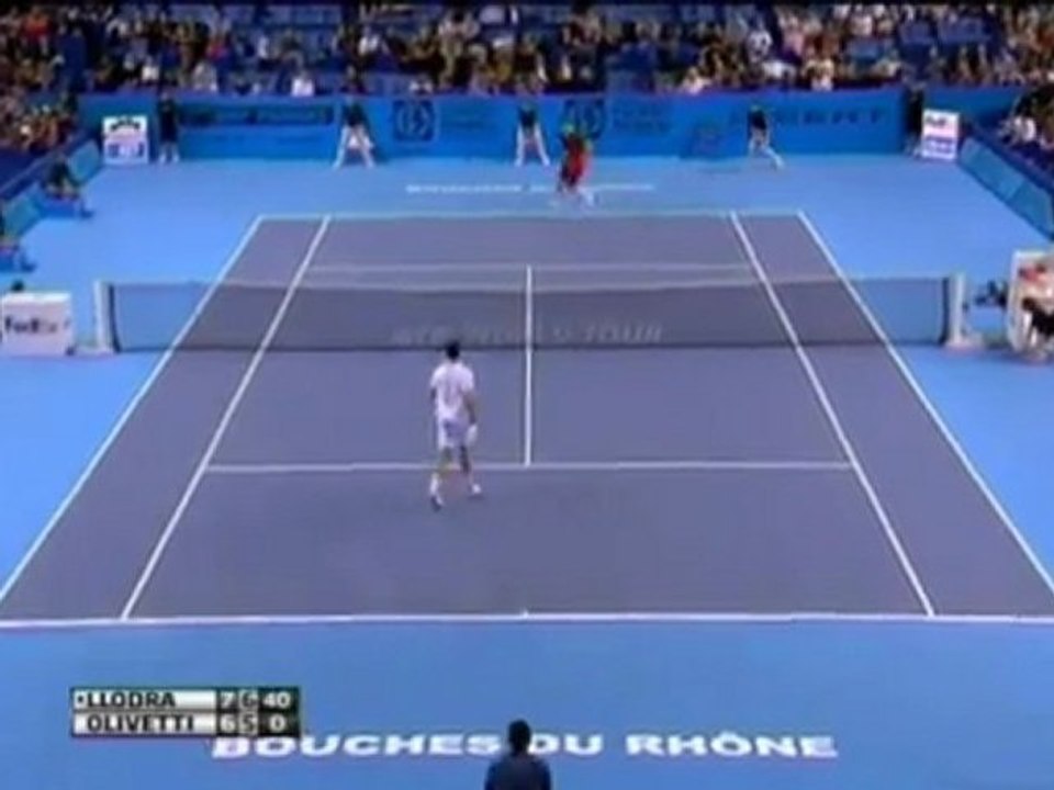 Marseille - Llodra besiegt Olivetti