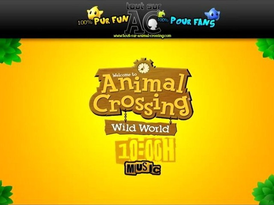 Animal crossing wild world OST // 10 AM