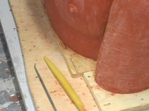 escultura hiperrealista fase modelado