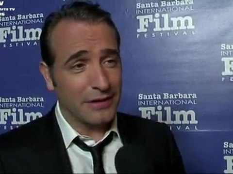 Jean Dujardin interview Famous French Actor The Artist Movie Academy Awards Nominated. SBIFF 2012