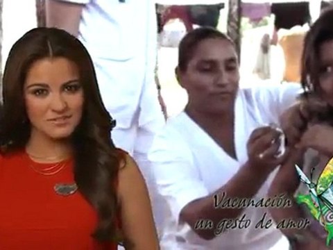 Maite Perroni: Vacunación un Gesto De Amor|| SVA 2012