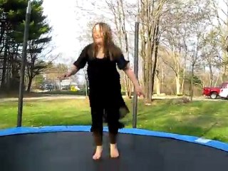 Precocious Daughter Jumping