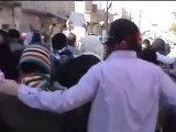 فري برس  حلب حي المرجة مظاهرة احرار الحي  24 2 2012