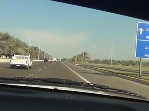 Travel from Abu Dhabi to Dubai January 26 2012 video 3