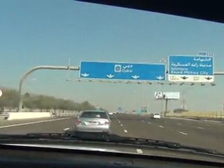 Travel from Abu Dhabi to Dubai January 26 2012 video 6