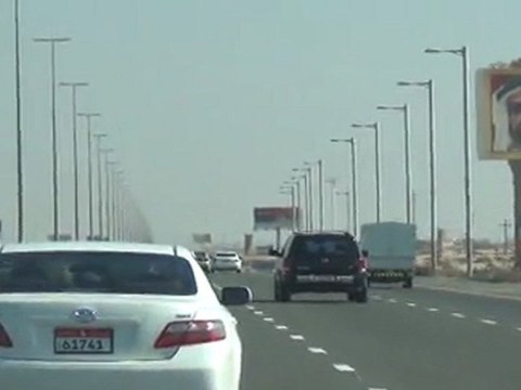 Travel from Abu Dhabi to Dubai January 26 2012 video 8