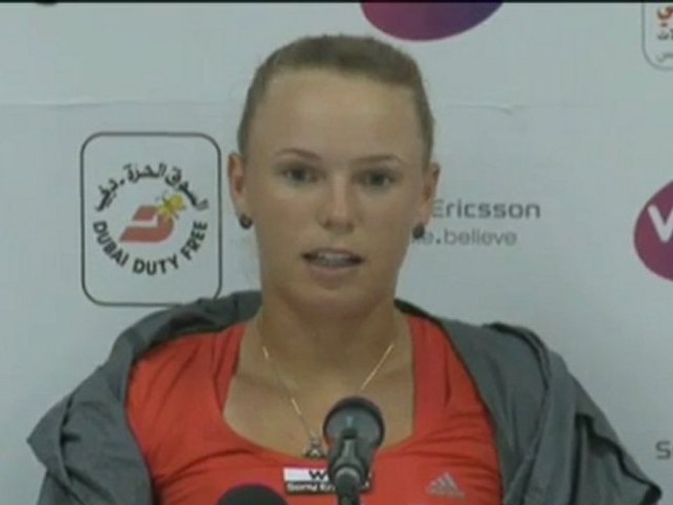 Wozniaki - ich habe nicht gut genug gespielt