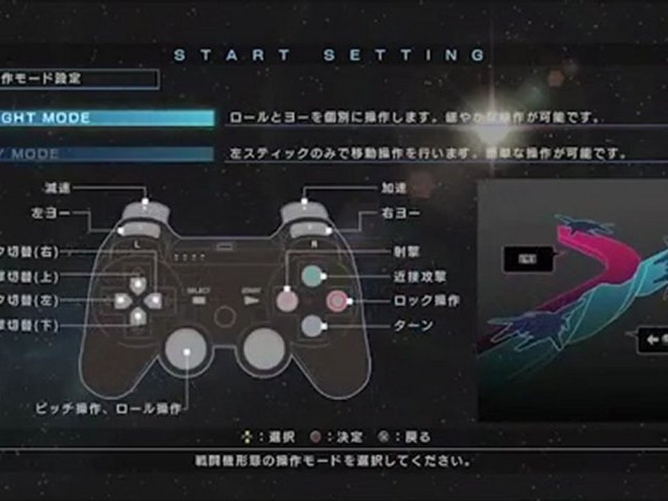 Mobile Suit Gundam Unicorn - Controls Gameplay