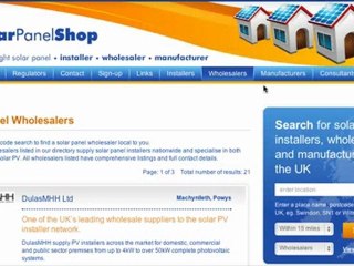 Solar panel companies listed on UKSolarpanelshop.