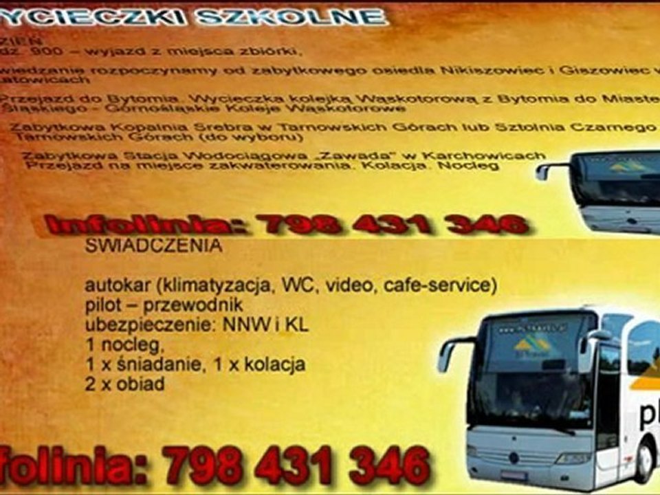 WYCIECZKA SZKOLNA - SZLAK ZABYTKÓW TECHNIKI