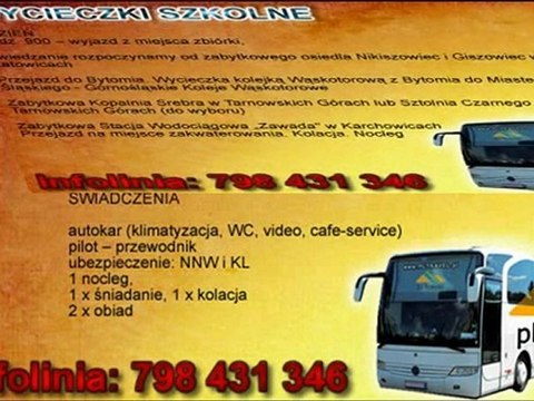 WYCIECZKA SZKOLNA - SZLAK ZABYTKÓW TECHNIKI