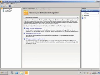 Exchange 2010 Installation du rôle Edge