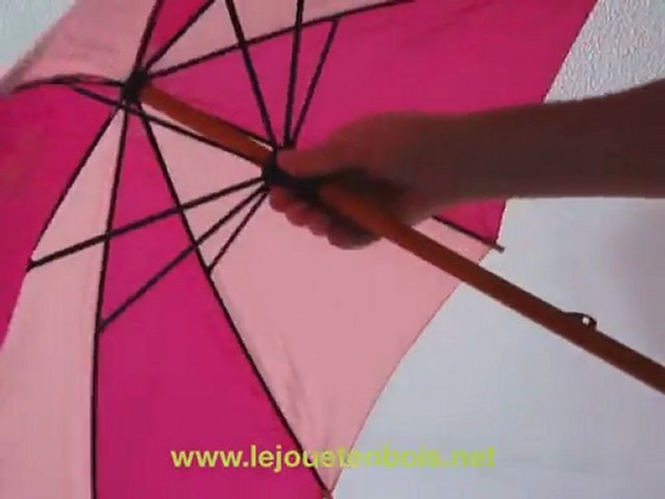 parapluie "coeur rose"