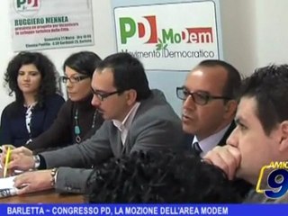 Barletta | Congresso PD, la mozione dell'Area Modem