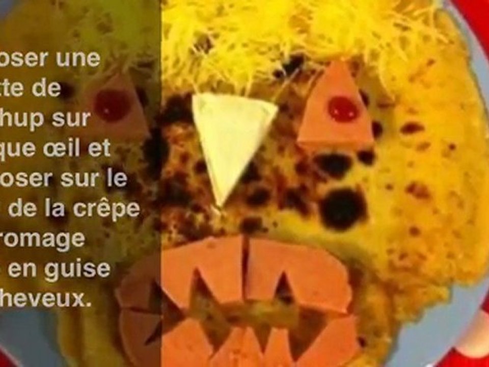 Crêpe  monstre d'Halloween