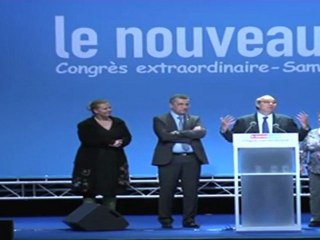 Proclamation du résultat du vote -  Congrès extraordinaire du Nouveau Centre
