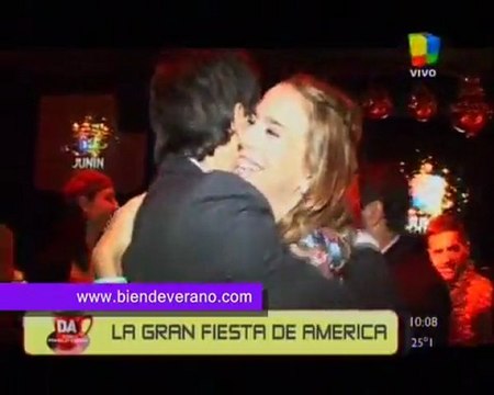 La fiesta de América Tv, Con Angel de Brito y todo Desayuno Americano Pamela David, Dallys