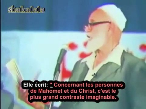 Sheikh Ahmed Deedat remet à sa place un missionnaire chrétien !