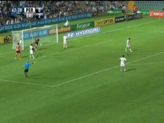 Perth 0-3 Brisbane - Australia, giornata 22