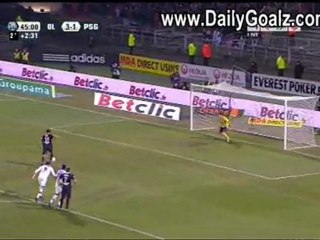 www.dailygoalz.com - but de Anderson Nene Lyon vs PSG 3-2