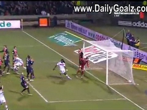 dailygoalz.com - but de Jimmy Briand Lyon vs PSG 4-2