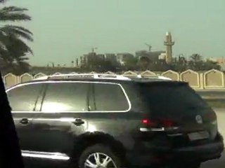 Travel from Mussafa to Al Bateen in Abu Dhabi February 2012 video 2