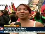 Pueblo venezolano demuestra su apoyo a Hugo Chávez