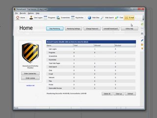 HomeGuard Activity Monitor Installation and Usage