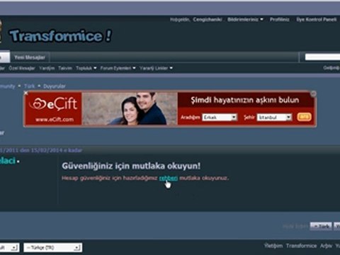 Forums.transformice.com adresine giriş Yapmak(REHBER)