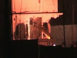 Demolition starts on Bin Laden compound