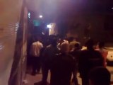 فري برس  مظاهرة احرار برزة في دمشق 25 2 2012