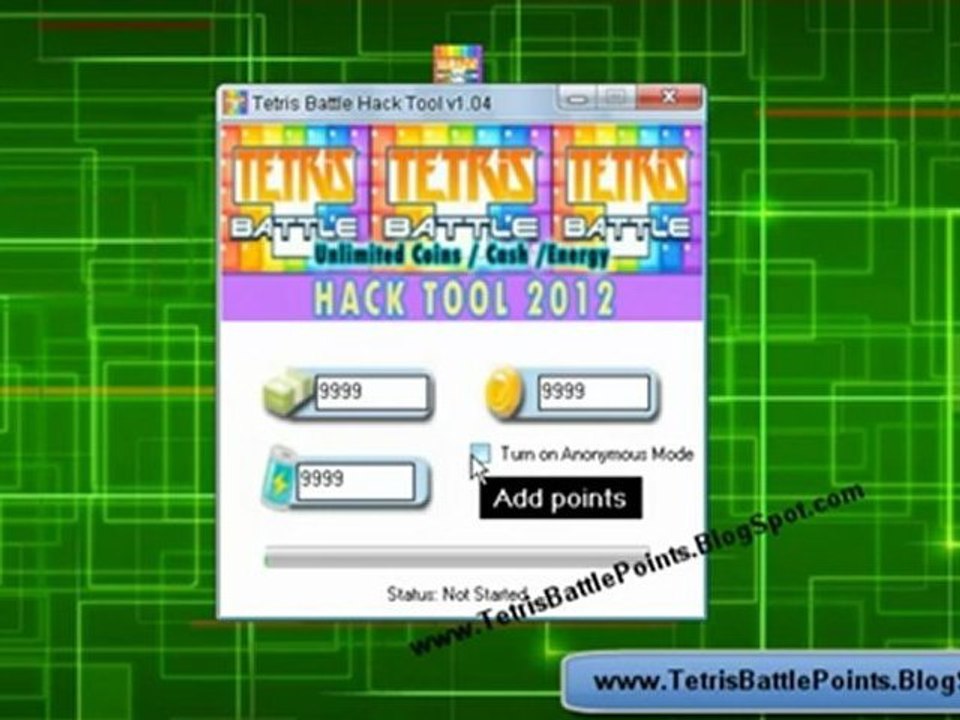 Tetris Battle Cheat Hack - March 2012 (UPDATE) - Tetris Battle Points Adder