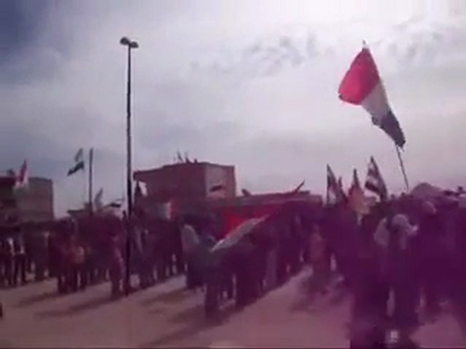 فري برس  قامشلو قناة السويس جمعة سننتض لأجلك بابا عمرو   24 2 2012   ج2