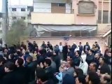 فري برس  ريف دمشق  دوما مظاهرة حاشدة إنطلقت من مسجد الهدى 24 2 2012