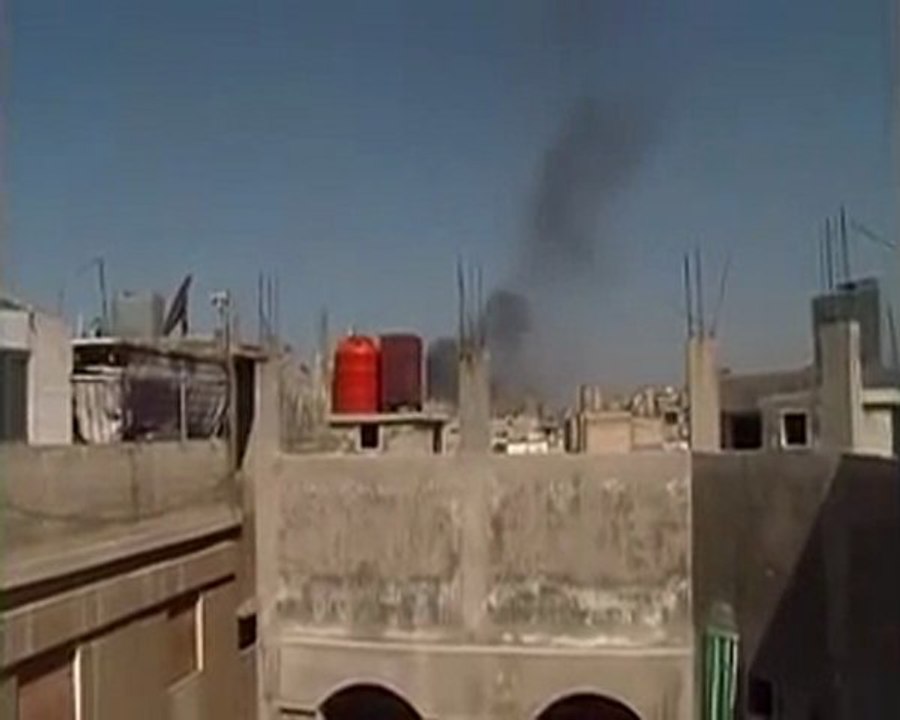 فري برس  حمص قصف بالهاون على المنازل في حي الحمدية 25 2 2012