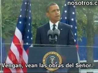 Perturbador discurso de Obama 2011 al leer el Salmo 46