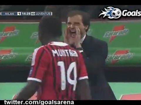 Nocerino mở tỷ số trận Milan 1-1 Juventus