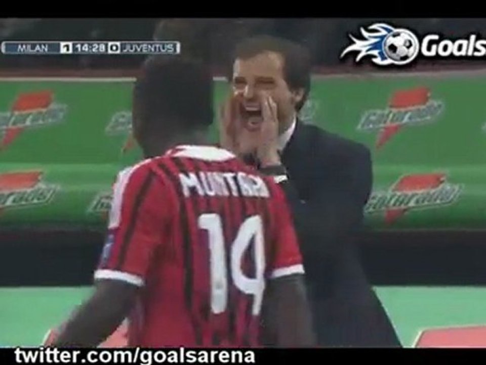 Nocerino mở tỷ số trận Milan 1-1 Juventus