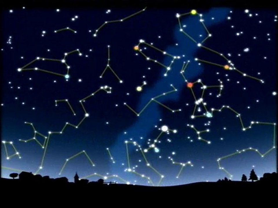 El cielo de noche